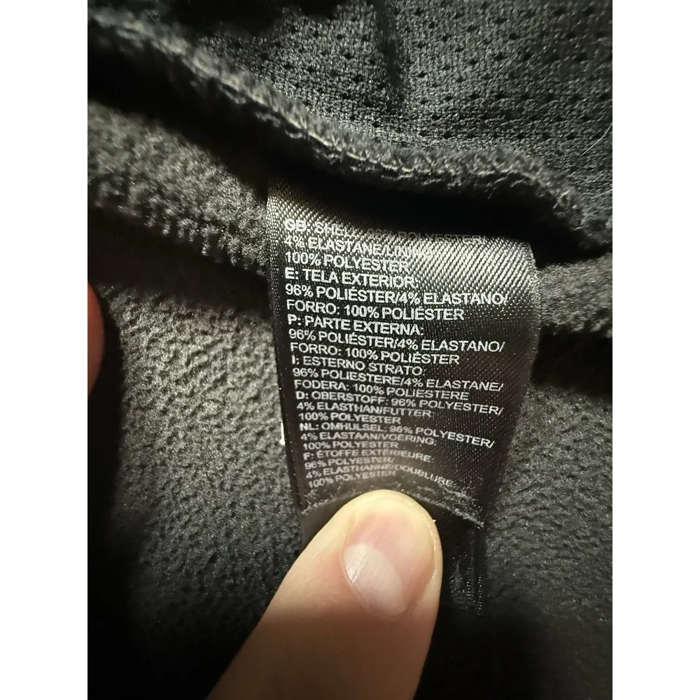 North Face Softshell Mens Jacket Apex Bionic Dark Grey Blue - Medium